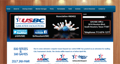 Desktop Screenshot of bowlhouston.com